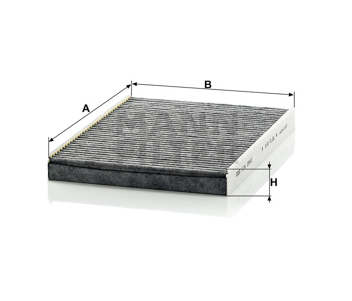 CUK 2862 cabin air filter (activated carbon)