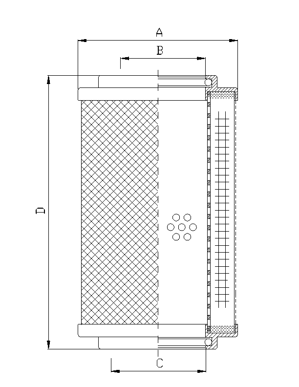 RHK201M10B Hydraulikfilterelement (Rücklauffilter)