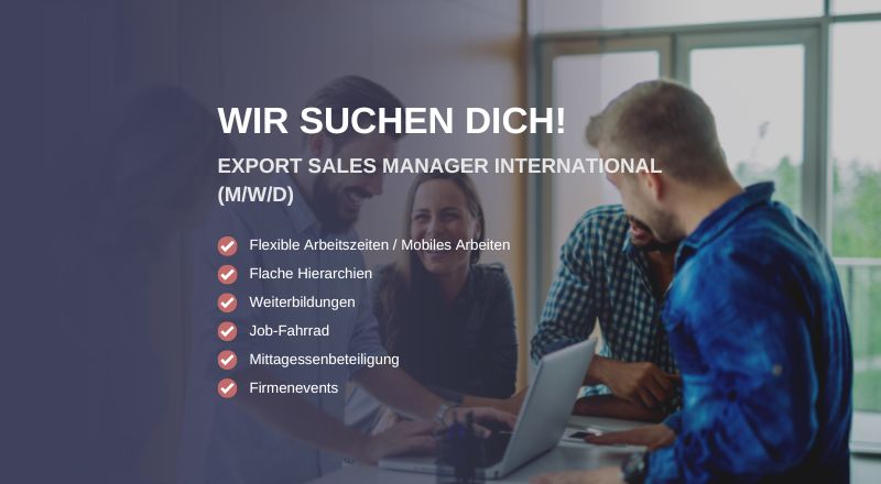 Export Sales Manager Stellenangebot Nufringen