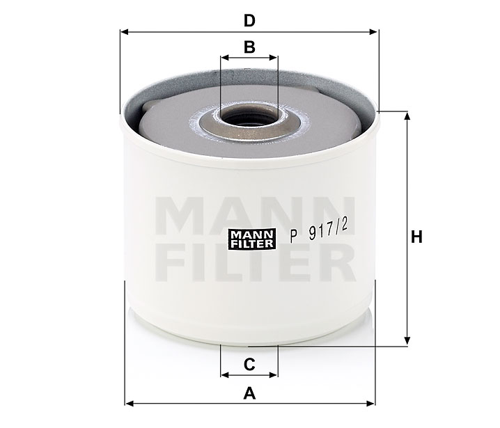 P 917/2 x fuel filter (element)
