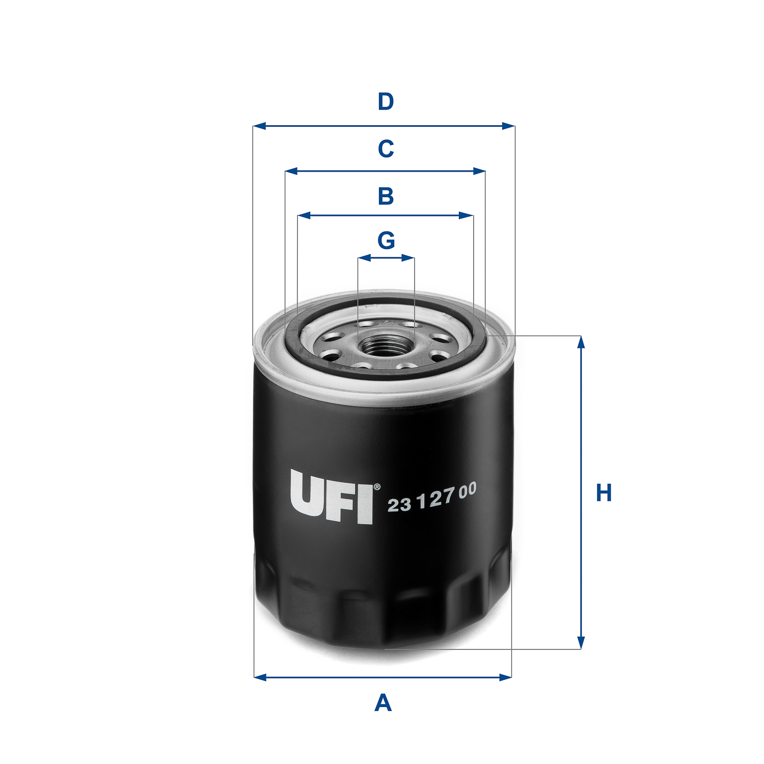 23.127.00 oil filter spin-on