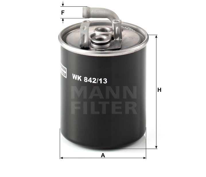 WK 842/13 Kraftstoff-Leitungsfilter (Inline)