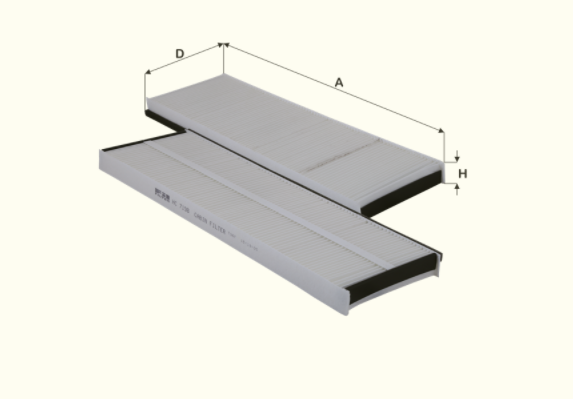 HC7198 cabin air filter element