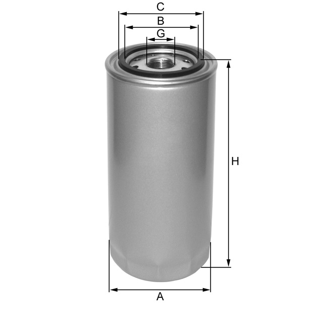 ZP75F fuel filter (spin-on)