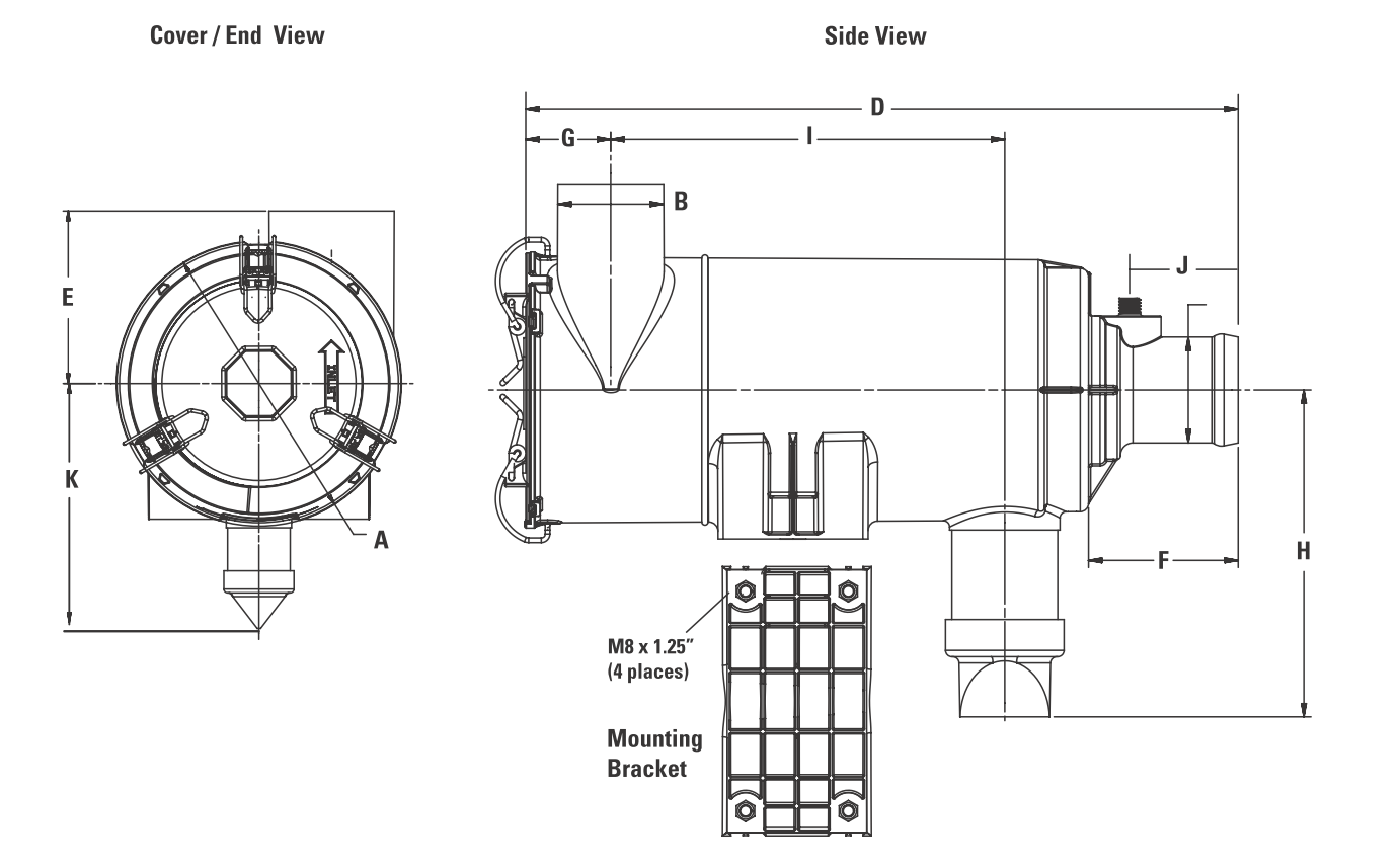 B080080 Luftfilter (Cycloflow XRB)