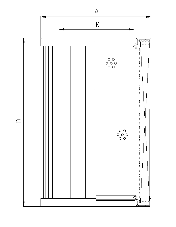 R434G03 Filterelement für Rücklauffilter