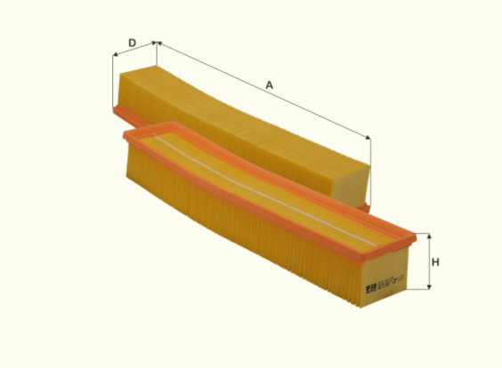 HP2177 Luftfilterelement