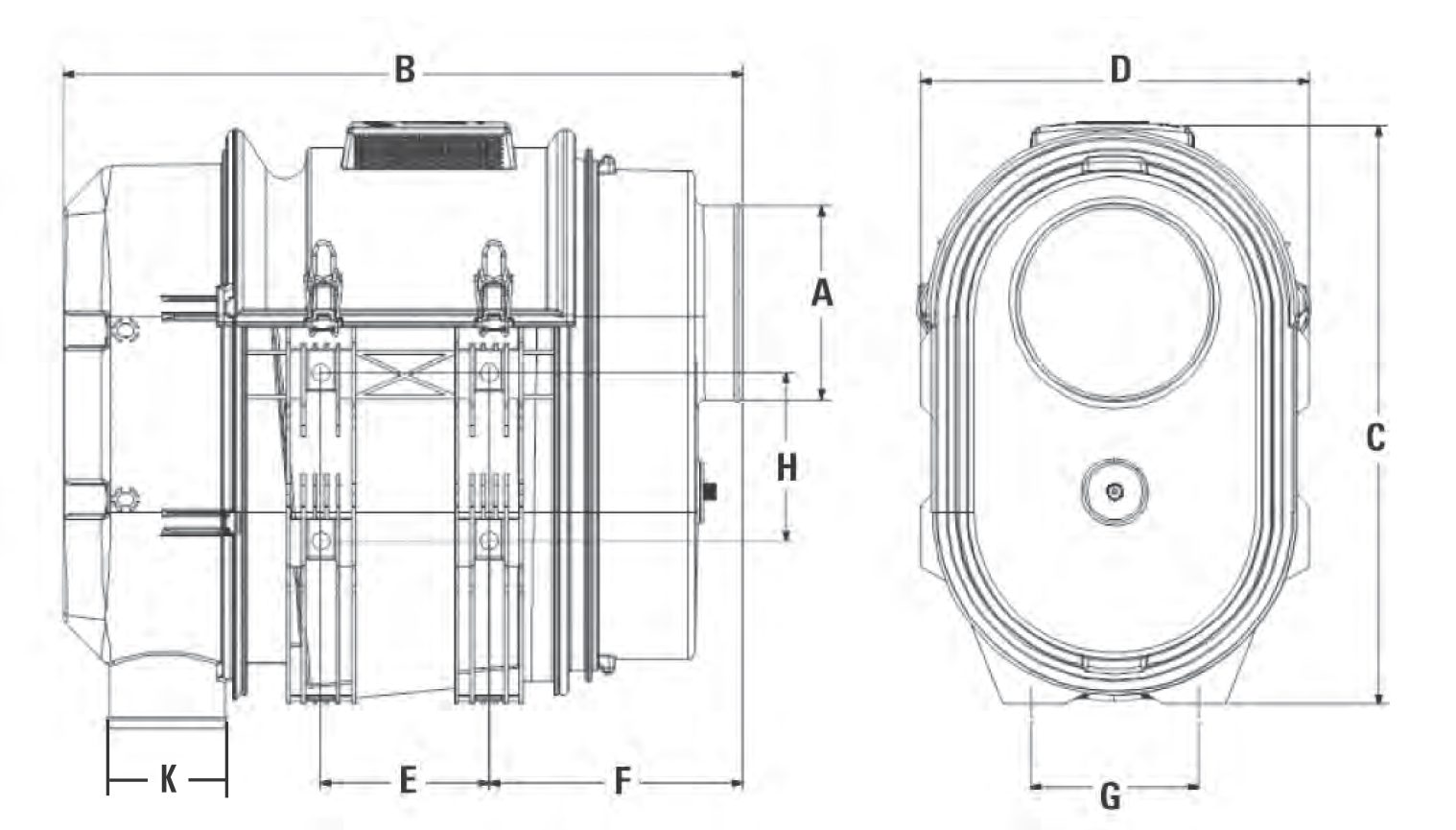 D100030 air filter (PowerCore PSD)