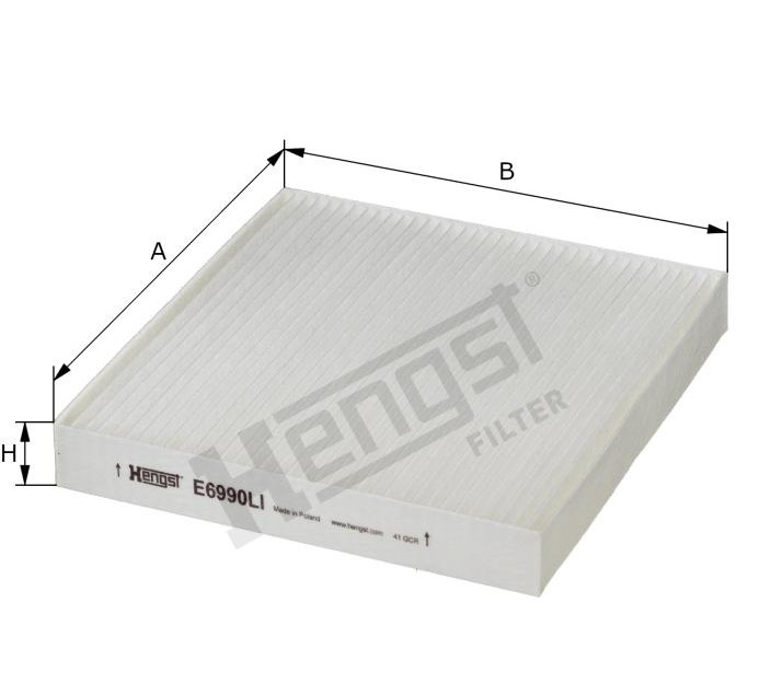 E6990LI cabin air filter element