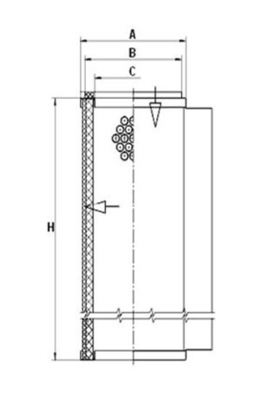 LE 8006 air/oil separator element