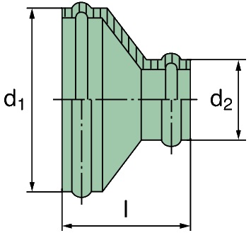 39 000 25 193 reducer (sheet metal)