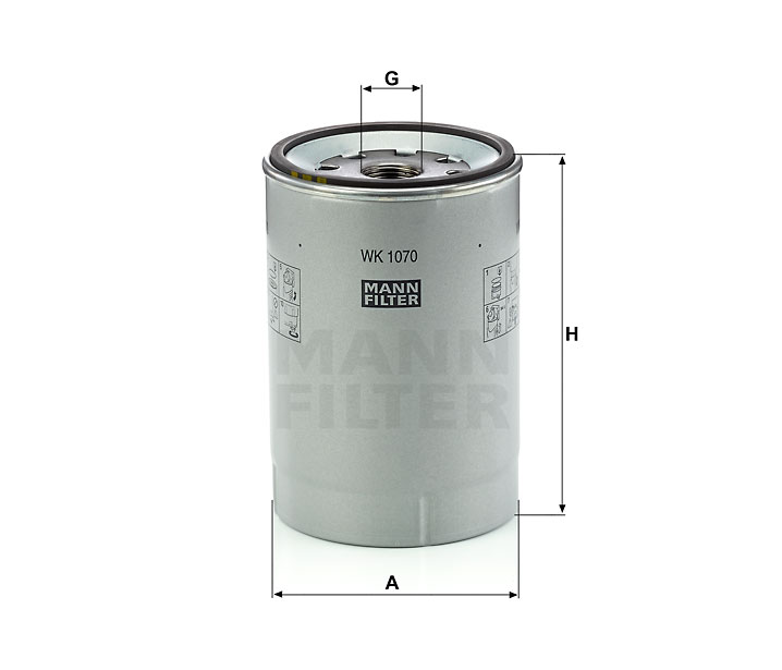 WK 1070 x fuel filter spin-on