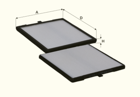 HC7150 Innenraumfilterelement