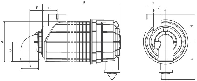 G065498 Luftfilter (RadialSeal FPG Alexin 90°)