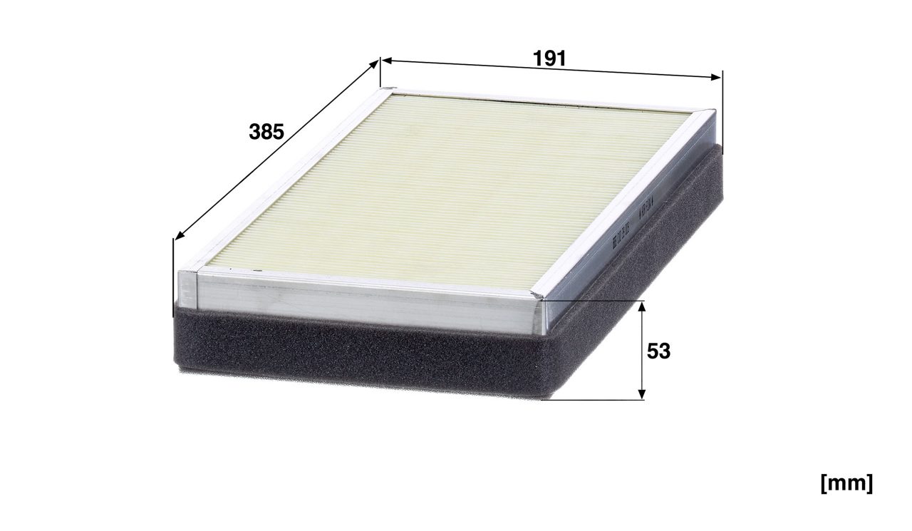 CUD 39 009 cabin air filter element