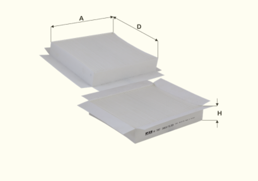 HC7057 cabin air filter element