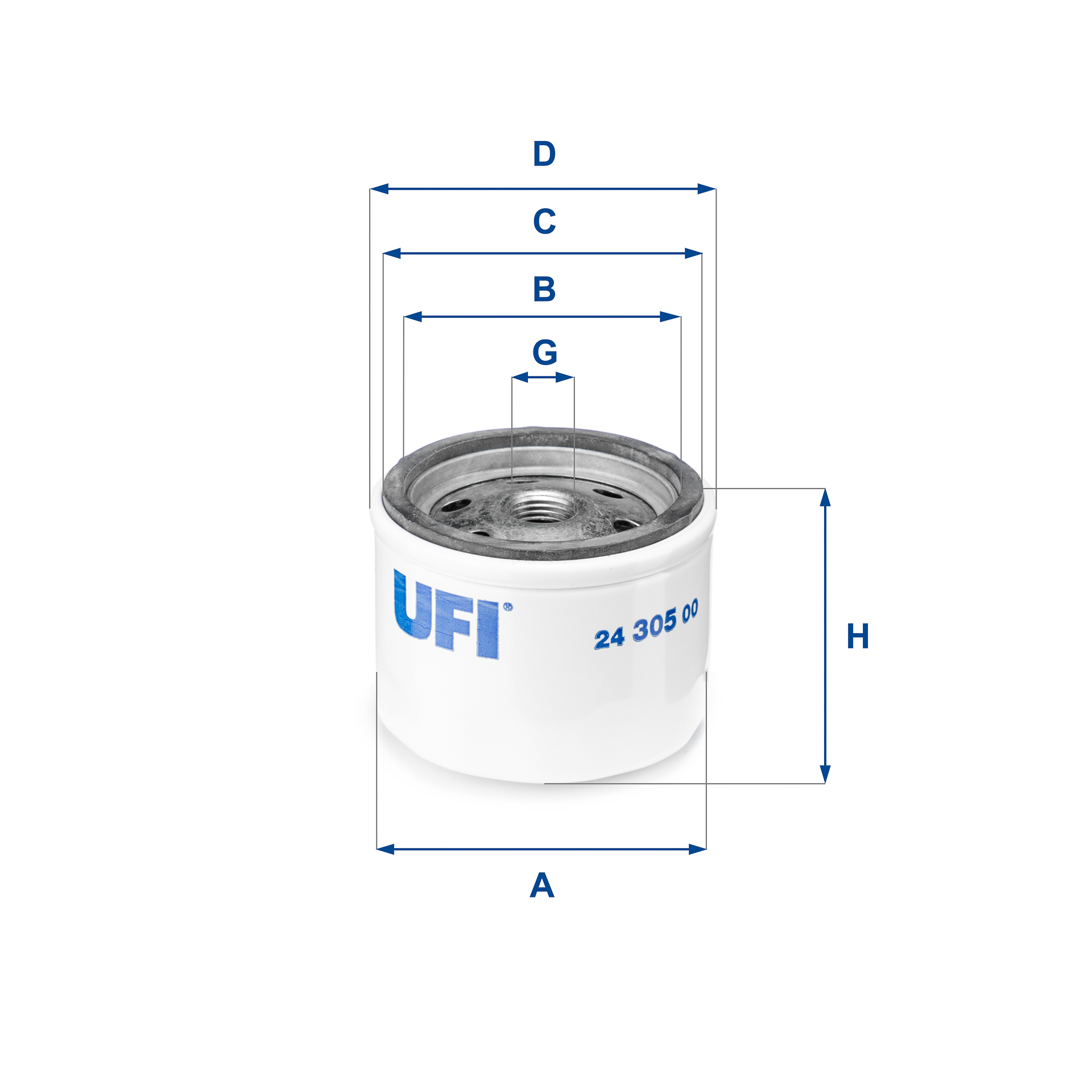 24.305.00 fuel filter spin-on