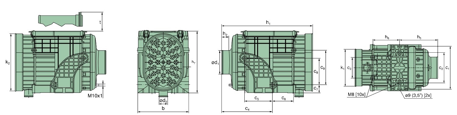 45 395 95 911 Luftfilter (Iqoron 10 stehend SE)