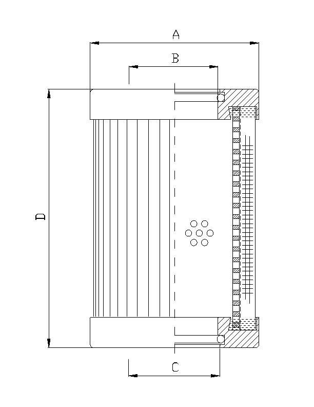 DMD362F20B Filterelement für Druckfilter