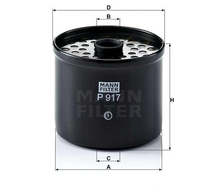 P 917 x fuel filter (element)