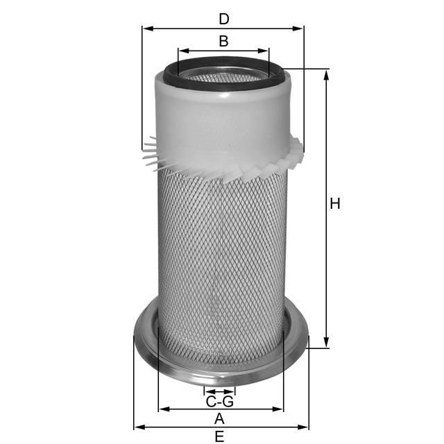 HP4625K air filter element