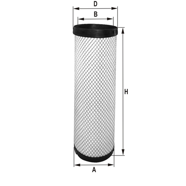 HP2556 air filter element (secondary)