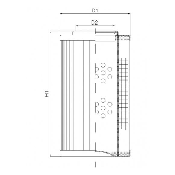 D142G10A/ESD hydraulic filter element