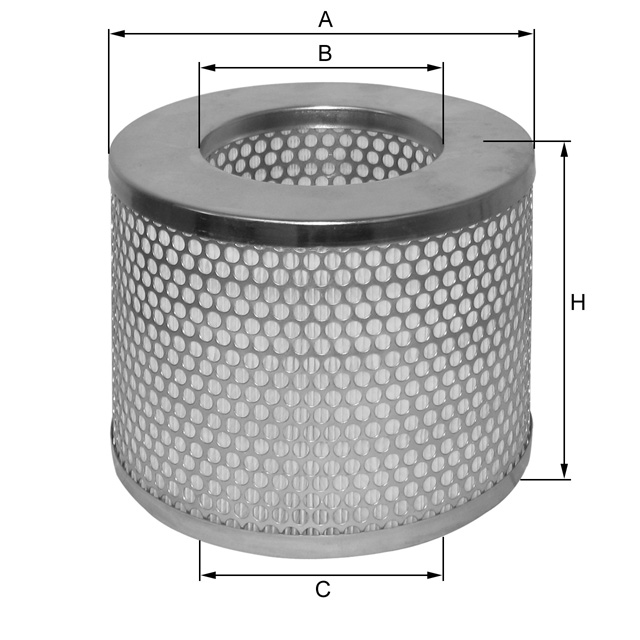 HP4555 Luftfilterelement