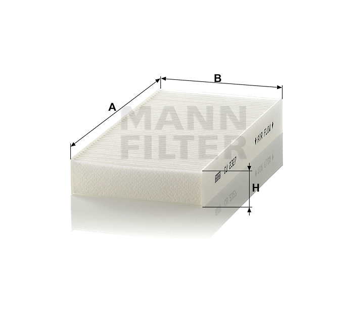 CU 2327-2 cabin air filter element