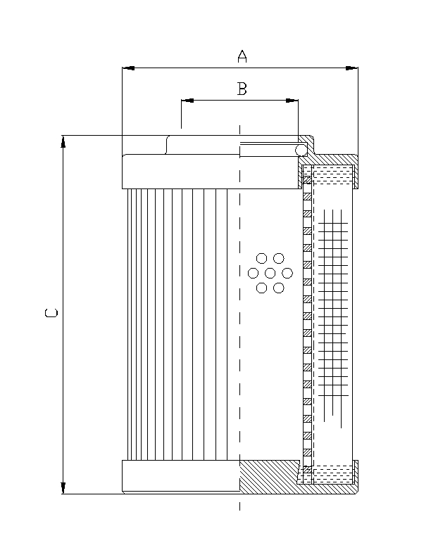 DHD240H20B hydraulic filter element