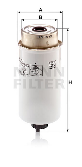 WK 8163 Kraftstofffilter SpinOn