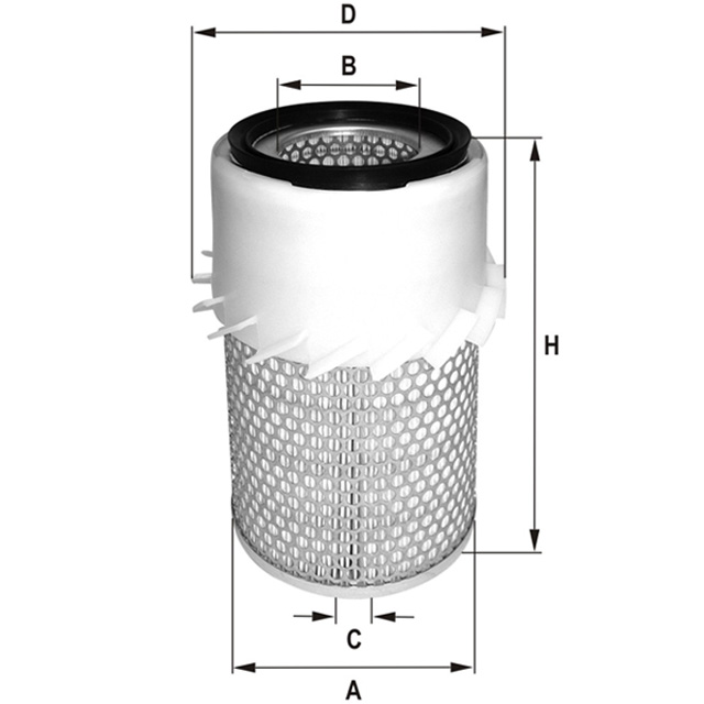 HP461K air filter element