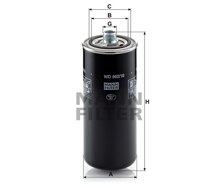 WD 962/19 Wechselfilter SpinOn
