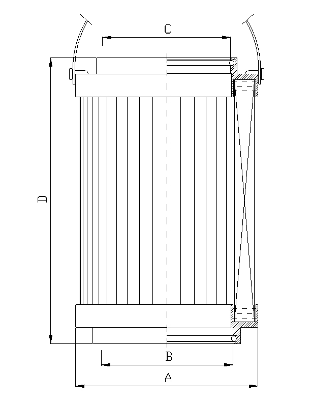 C221G10 Hydraulikfilterelement Coreless