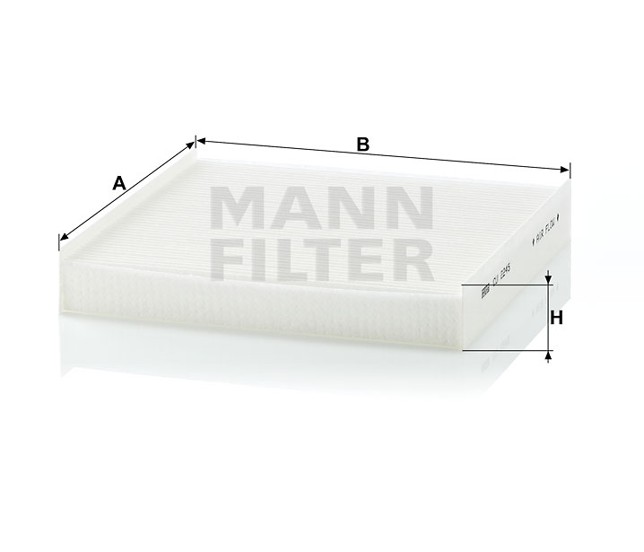 CU 2245 cabin air filter element