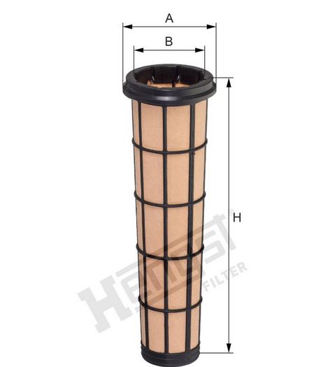 E1668LS air filter element (secondary)