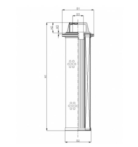 WG869 Hydraulikfilterelement