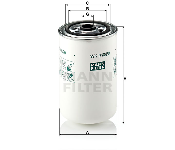 WK 940/20 fuel filter