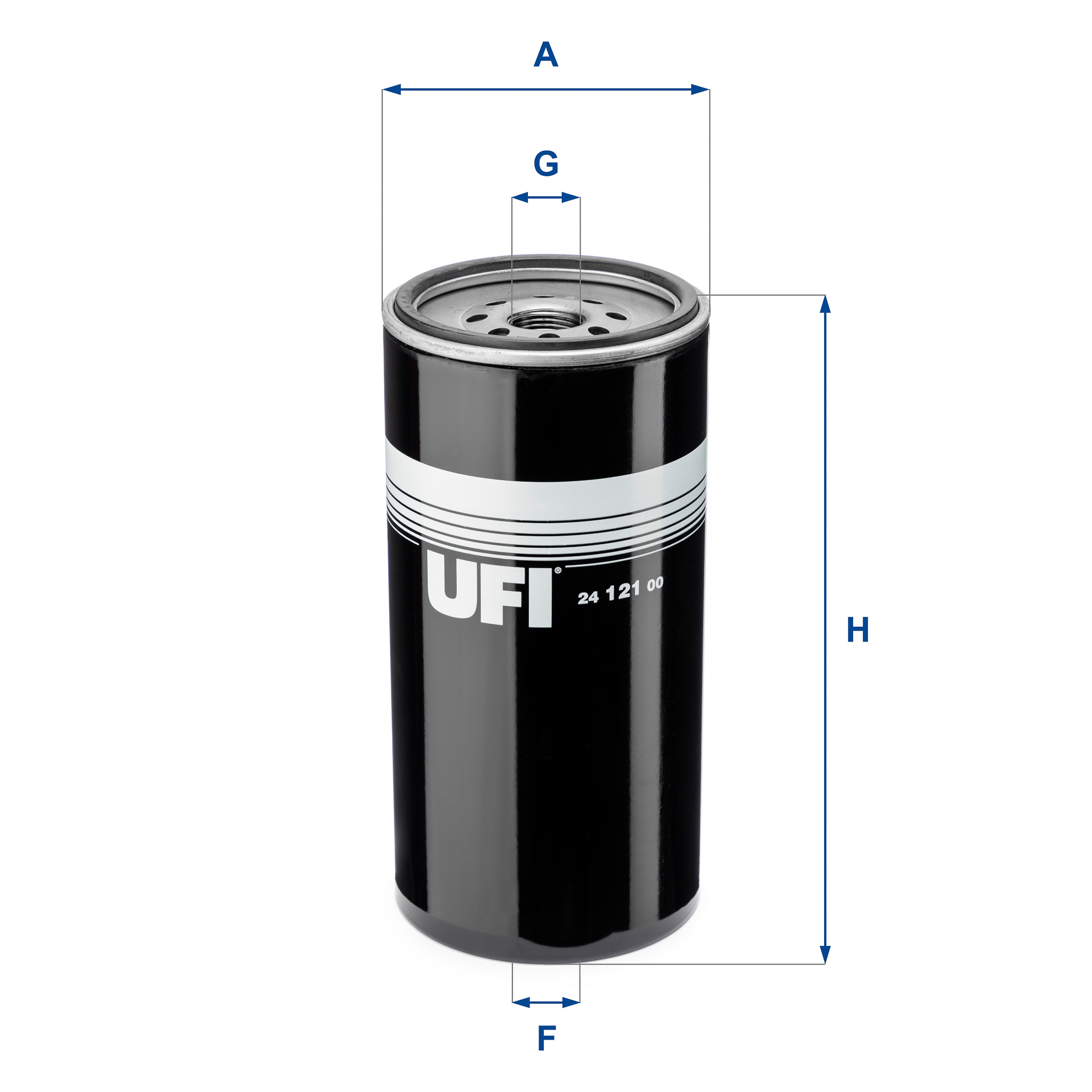 24.121.00 fuel filter spin-on