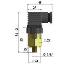 PDC Druckschalter 2,0 bar Öffner/Schließer