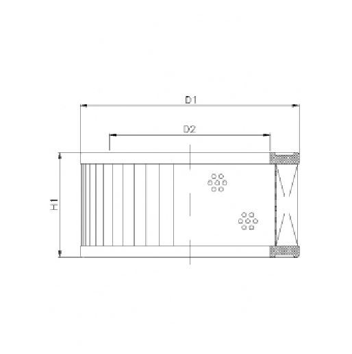 WP795 air filter element