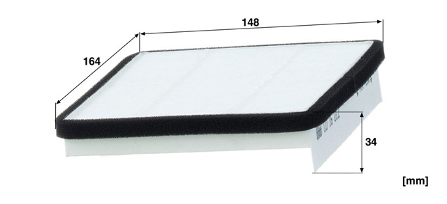 CU 16 012 Innenraumfilterelement