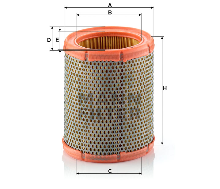 C 1460 air filter element