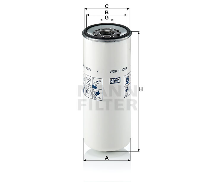 WDK 11 102/4 fuel filter