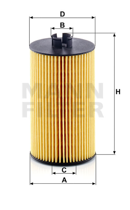 HU 931/6 x Flüssigkeitsfilterelement (metallfrei)