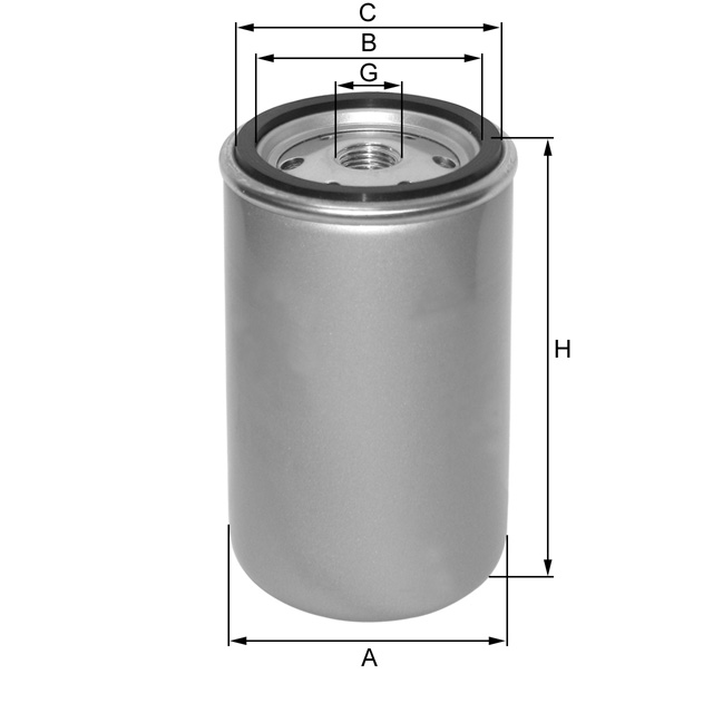 ZP3039F oil filter spin-on