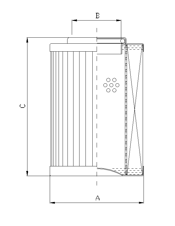 XD040G10A Filter element for pressure filter