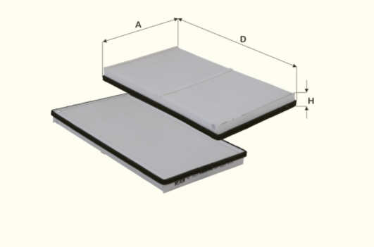 HC7017 cabin air filter element