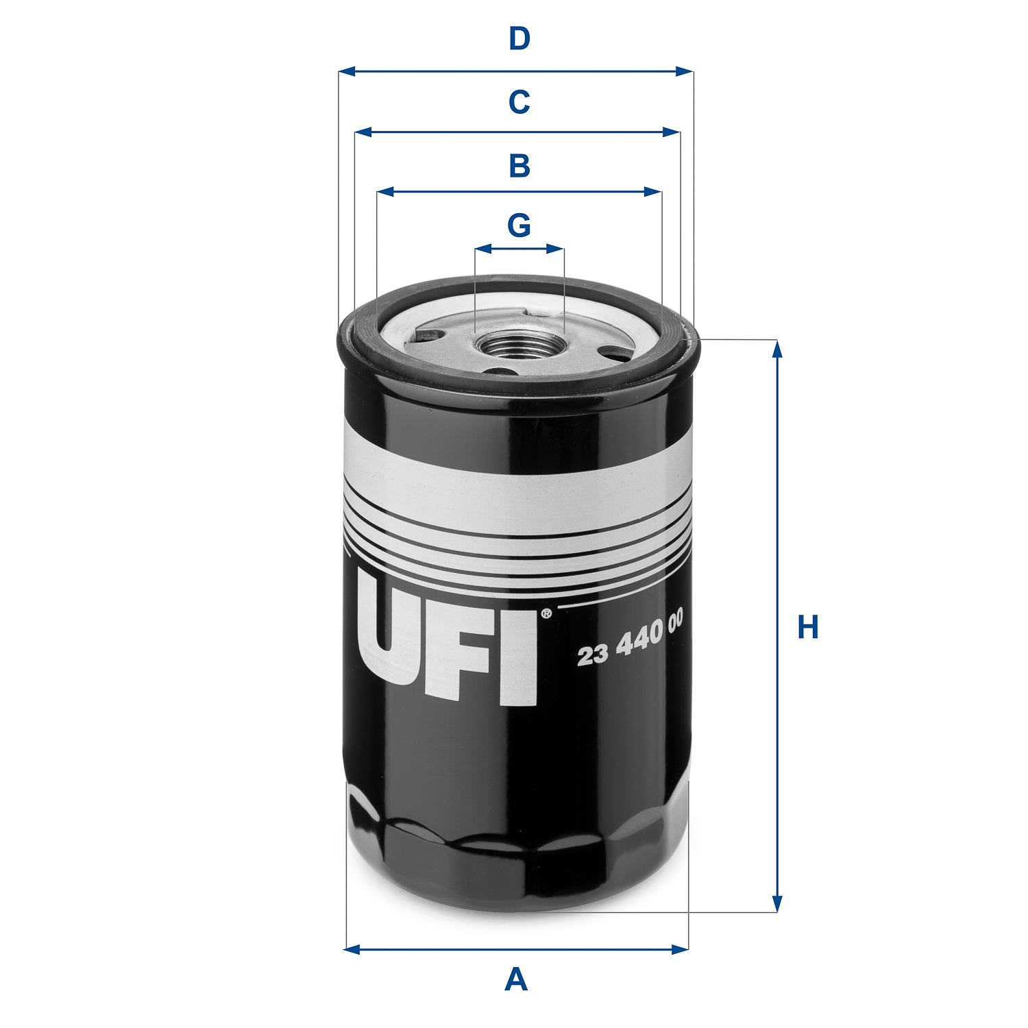 23.440.00 oil filter spin-on