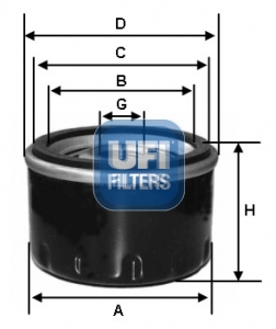 23.128.00 oil filter spin-on